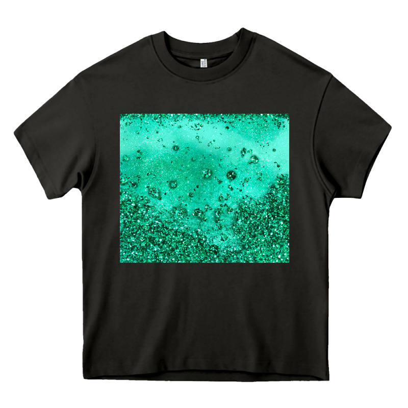Green Glitter Heavy Core Tee by JahusDesignShop | Teevron