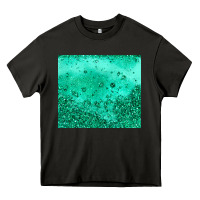 Asphalt green glitter Heavy Core Tee - JahusDesignShop