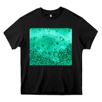 Black green glitter Heavy Core Tee - JahusDesignShop