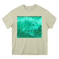Mossy green glitter Heavy Core Tee - JahusDesignShop