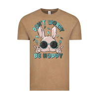 Vintage Coffee don't worry be hoppy Vintage Tee - MaliasSmallBusiness