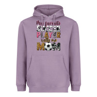 Lavender my favorite soccer player calls me mom Heavyweight Hoodie - CowGirlArtShop