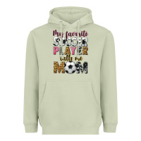 Matcha my favorite soccer player calls me mom Heavyweight Hoodie - CowGirlArtShop