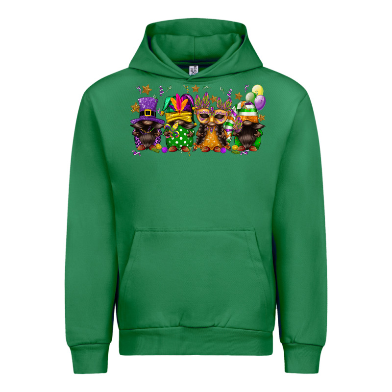 Mardi Gras Afro Gnomies Urban Hoodie by FaDigitalArtStudio | Teevron