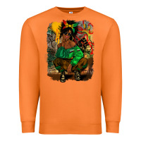 Carrot juneteenth black woman fashion girl Premium Sweatshirt - CowGirlArtShop