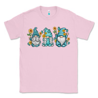 Bubblegum Pink sunflower gnomes Classic Tee - MaliasSmallBusiness