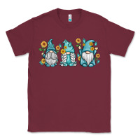 Burgundy sunflower gnomes Classic Tee - MaliasSmallBusiness