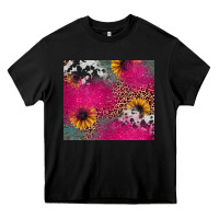 Black pink glitter leopard cowhide Heavy Core Tee - JahusDesignShop