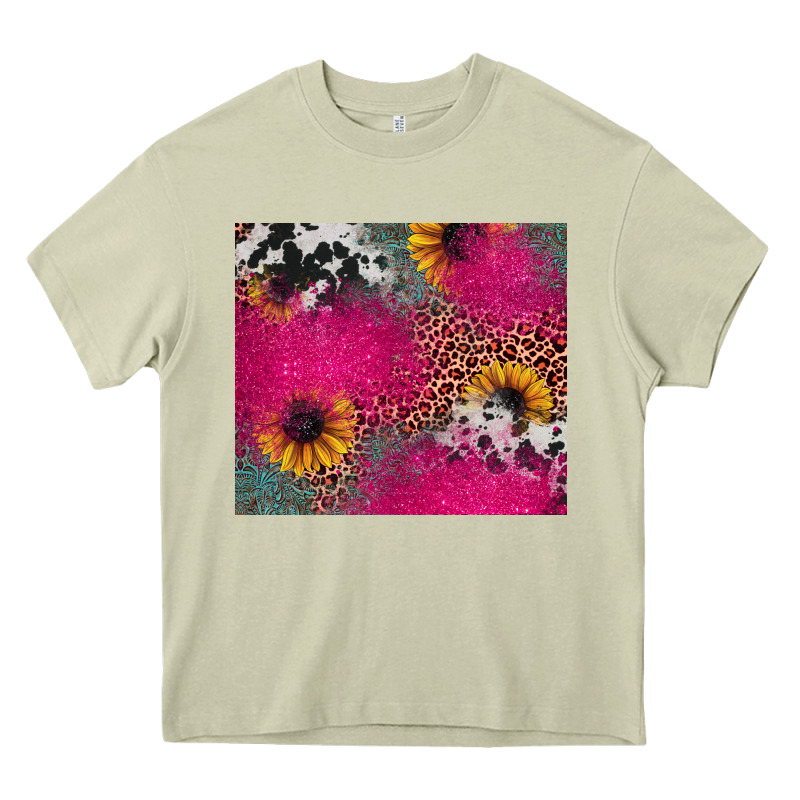 Pink Glitter Leopard Cowhide Heavy Core Tee by JahusDesignShop | Teevron