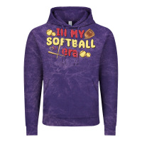Cloud Purple in my softball era Vintage Hoodie - MaliasSmallBusiness
