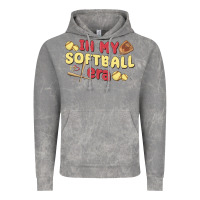 Cloud Rock in my softball era Vintage Hoodie - MaliasSmallBusiness