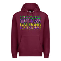 Burgundy louisiana mardi gras Premium Hoodie - CowGirlArtShop