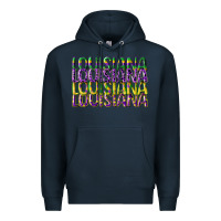 Navy louisiana mardi gras Premium Hoodie - CowGirlArtShop