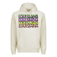 Oatmeal Heather louisiana mardi gras Premium Hoodie - CowGirlArtShop