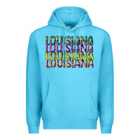 Ocean Blue louisiana mardi gras Premium Hoodie - CowGirlArtShop