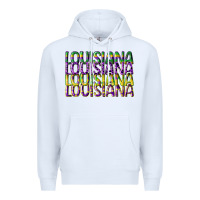 White louisiana mardi gras Premium Hoodie - CowGirlArtShop