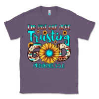 Lavender i m just out here trusting god proverbs 3 5,6 Classic Tee - JahusDesignShop
