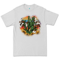Dove Grey cowhide aztec sunflowers cactus Premium Tee - AdoDesignShop