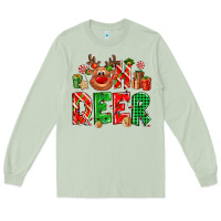 Matcha Oh deer Reindeer Long Sleeve Tee - NancyCooperArtShop