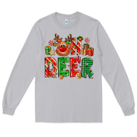 Moon Dust Oh deer Reindeer Long Sleeve Tee - NancyCooperArtShop