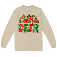 Mushroom Oh deer Reindeer Long Sleeve Tee - NancyCooperArtShop