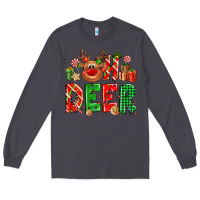 Smoke Oh deer Reindeer Long Sleeve Tee - NancyCooperArtShop