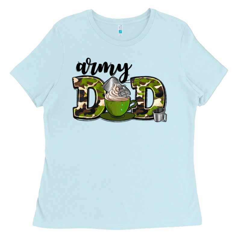 Army Dad Ladies Tee by AdoDesignShop | Teevron