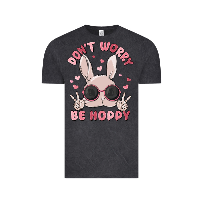 Don't Worry Be Hoppy Vintage Tee by MaliasSmallBusiness | Teevron