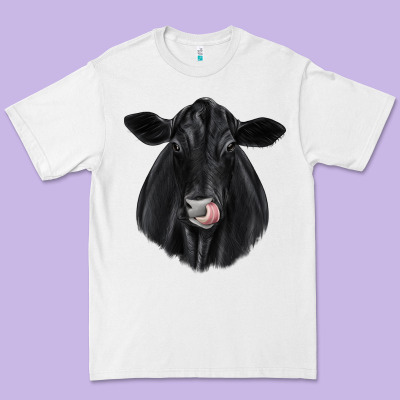 Black Angus Premium Tee Designed By Jahusdesignshop