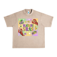 French Oak mardi gras Urban Heavy Tee - MaliasSmallBusiness