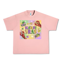 Salmon mardi gras Urban Heavy Tee - MaliasSmallBusiness