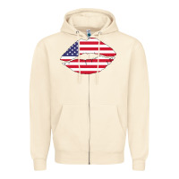 Sandshell American lip Zipper Hoodie - Bettercallsaul