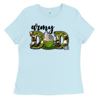 Baby Blue army dad Ladies Tee - AdoDesignShop