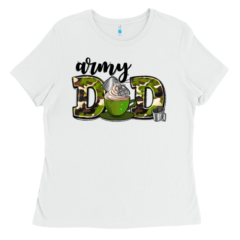 Army Dad Ladies Tee by AdoDesignShop | Teevron