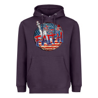 Plum faith usa Heavyweight Hoodie - CowGirlArtShop