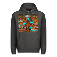 Charcoal Heather turkey Premium Hoodie - JahusDesignShop