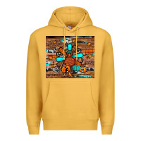 Mustard turkey Premium Hoodie - JahusDesignShop