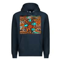Navy turkey Premium Hoodie - JahusDesignShop