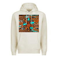 Oatmeal Heather turkey Premium Hoodie - JahusDesignShop
