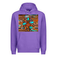 Purple turkey Premium Hoodie - JahusDesignShop