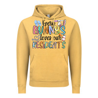 Vintage Mustard every bunny loves our residents Vintage Hoodie - MaliasSmallBusiness