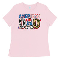 Bubblegum Pink American dad Ladies Tee - AdoDesignShop