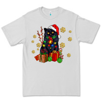 Dove Grey black cat meowy christmas Premium Tee - AdoDesignShop