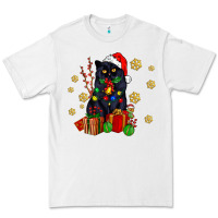White black cat meowy christmas Premium Tee - AdoDesignShop