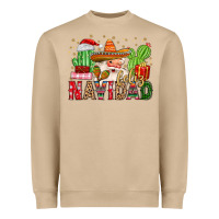 Mushroom feliz navidad santa Heavyweight Sweatshirt - MaliasSmallBusiness