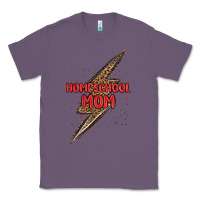 Lavender homeschool mom lightning bolt Classic Tee - MaliasSmallBusiness