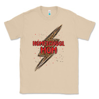 Mushroom homeschool mom lightning bolt Classic Tee - MaliasSmallBusiness