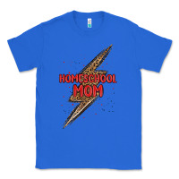 True Royal homeschool mom lightning bolt Classic Tee - MaliasSmallBusiness