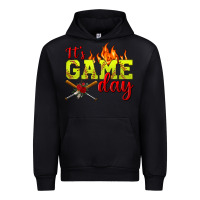 Black It's Game Day Softball Urban Hoodie - BundleAndBundleShop