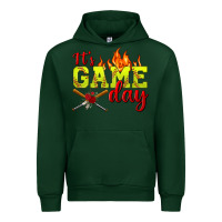 Forest Green It's Game Day Softball Urban Hoodie - BundleAndBundleShop